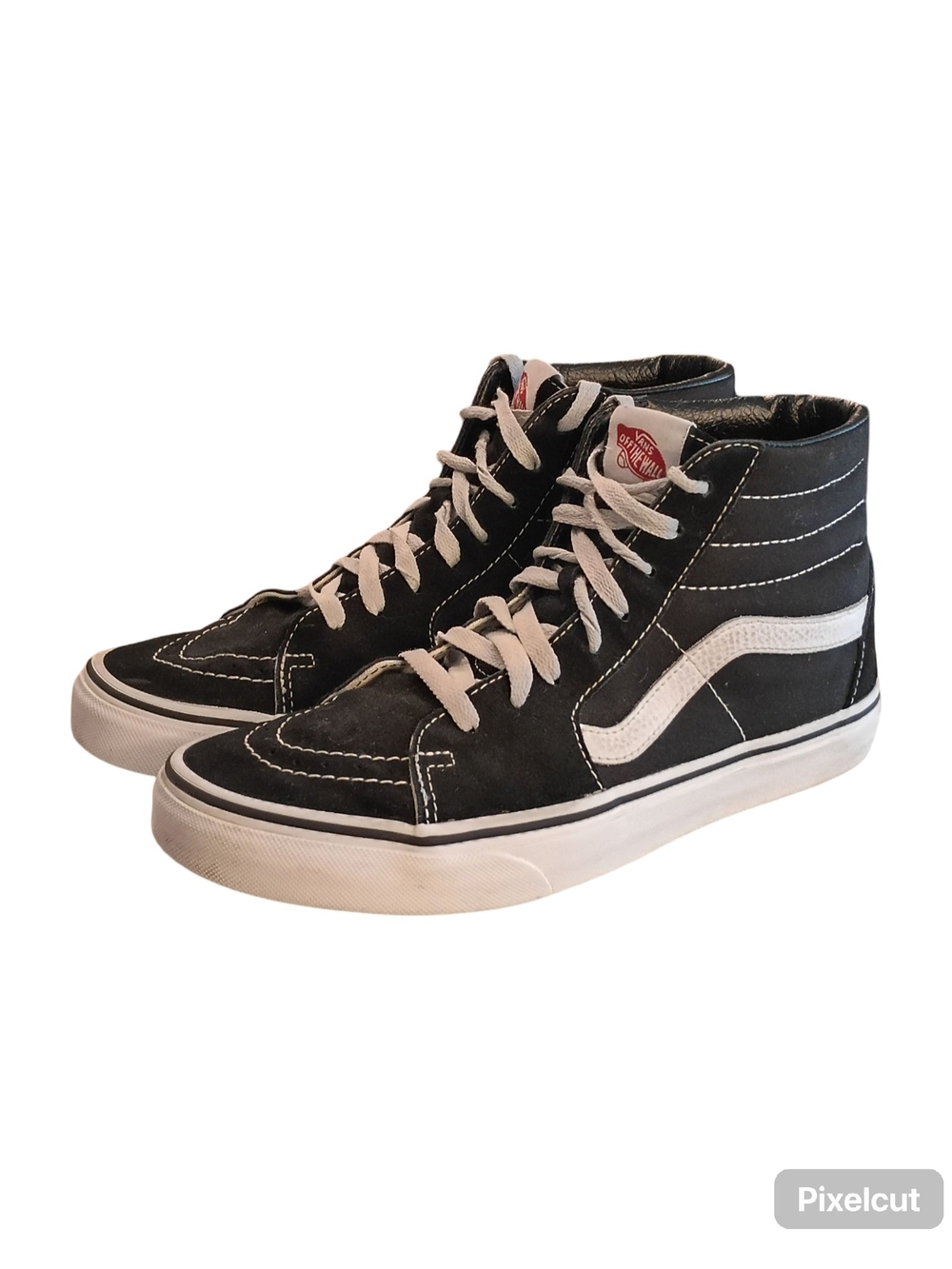 Vans Sk8-Hi Classic Black White High Top Skate Sneakers Women’s Size 9